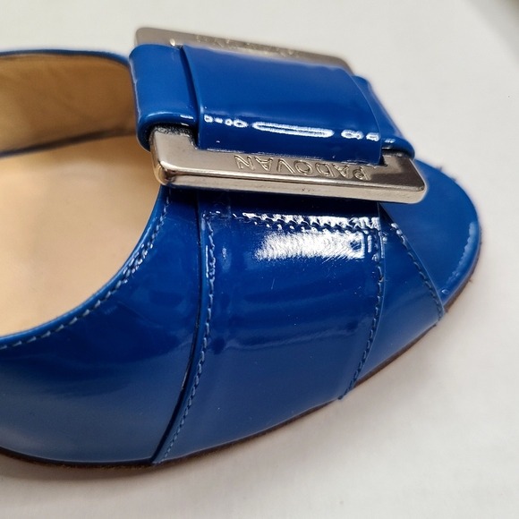 Luciano Padovan Electric Blue Peep-toe Heel - Picture 13 of 14